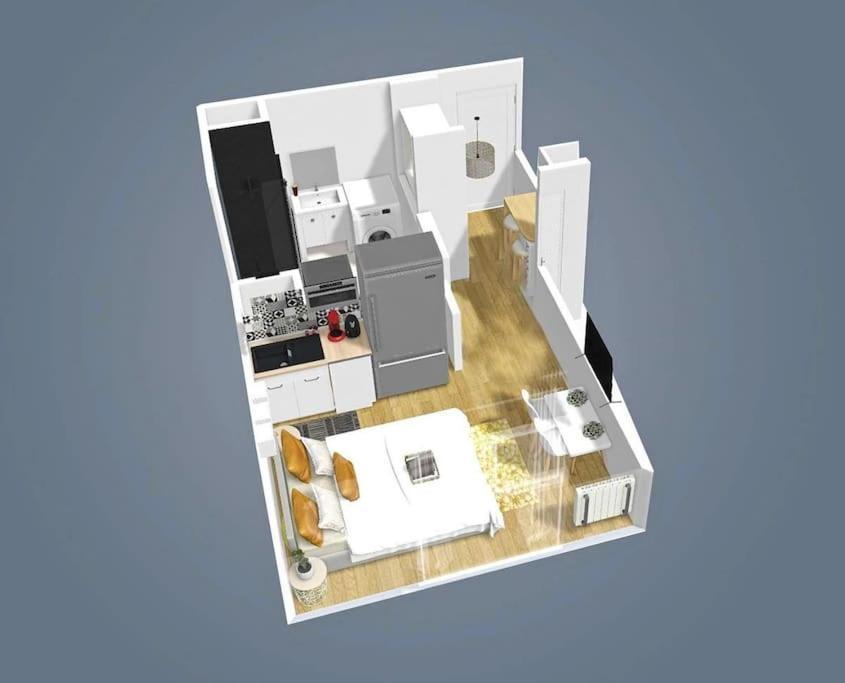Pied-à-terre idéal pour touristes et professionnels Villeneuve-la-Garenne Exterior foto